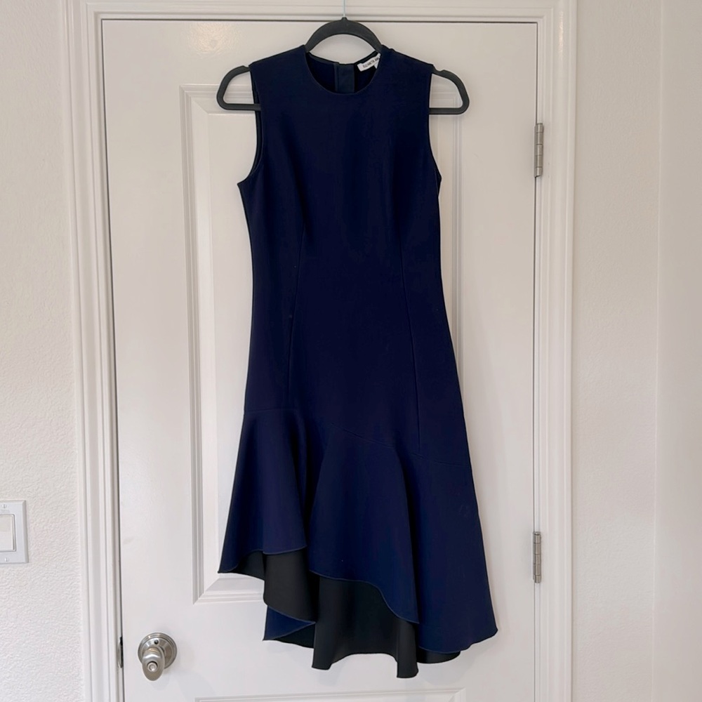 Elizabeth & James Navy Blue Dress